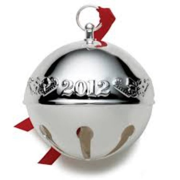 Wallace Silversmiths 2012 Silver Sleigh Bell - 42nd Edition - Picture 1 of 11